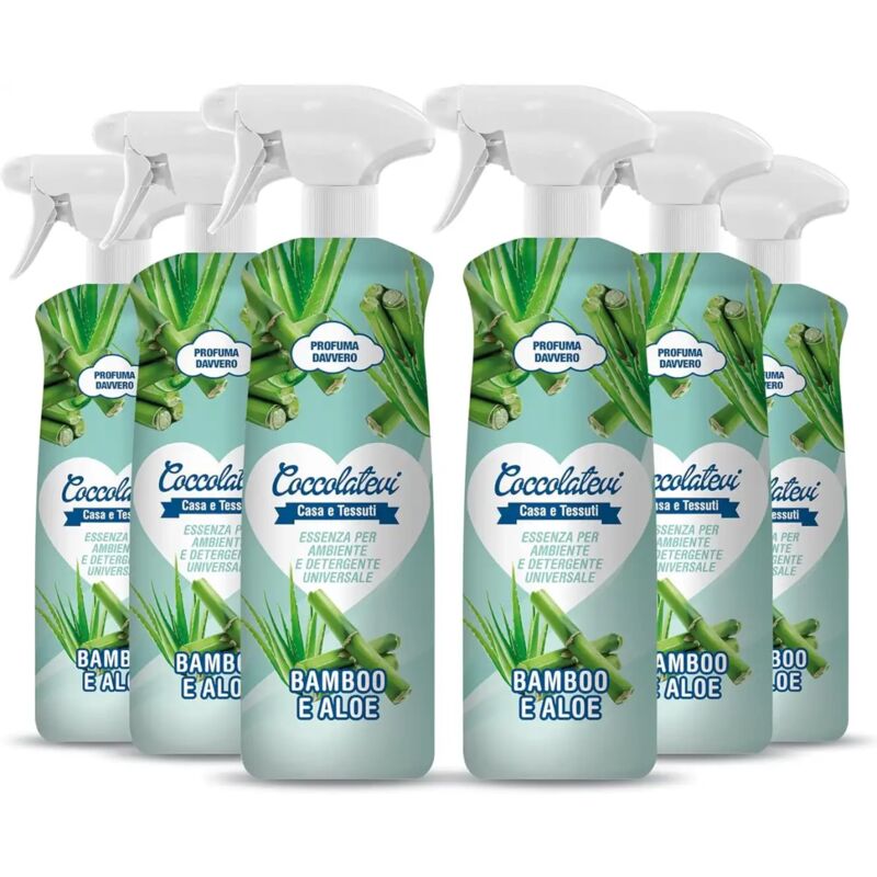 foto del prodotto coccolatevi profumatore ambiente bamboo e aloe 750ml x6 casa e auto
