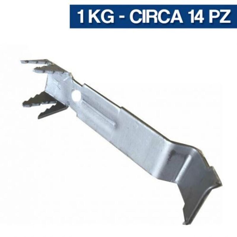 foto del prodotto codette arpioni 4 punte staffe per controtelaio per bussole in legno kg 1 16501