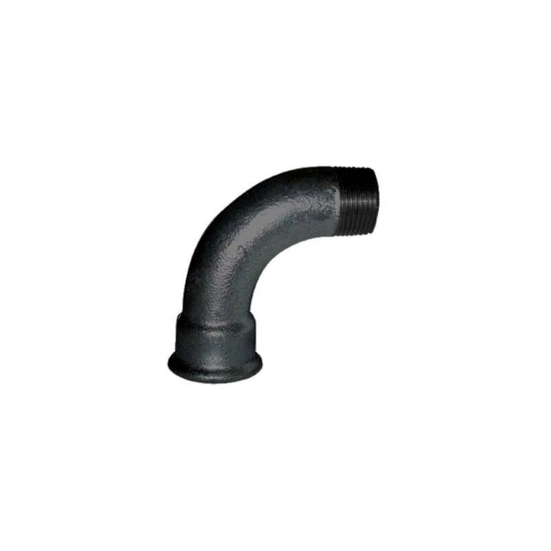 foto del prodotto codital gomito malleabile 90 , 15x21, maschio femmina nero grande raggio