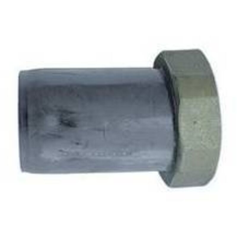 foto del prodotto codolo diritto in pvc con flangia e dado misura 1 1/2