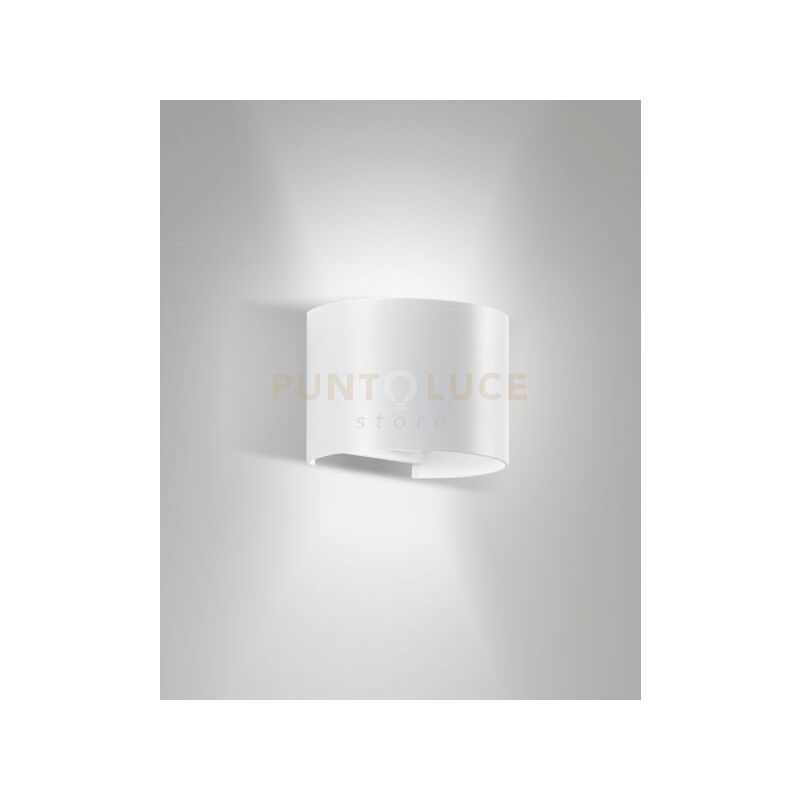 foto del prodotto cody applique d esterno doppia emissione a led 12w 3000k 1448lm bianca ip65