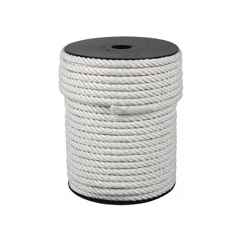 foto del prodotto cofan 08101043 cuerdas de nylon mate de 4 cabos, 10 mm x 100 m