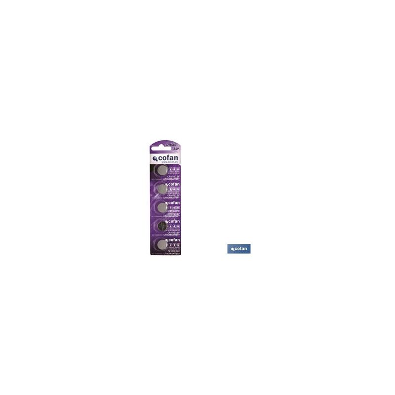 foto del prodotto cofan batterie a bottone modello al litio cr1616 da 3 v blister da 5 unit 