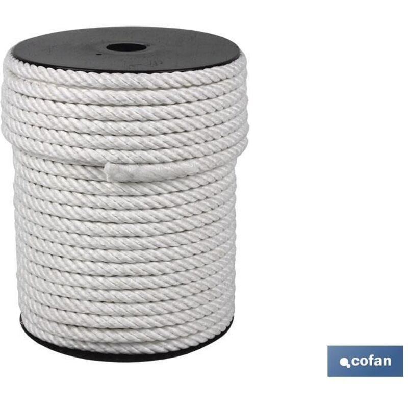 foto del prodotto cofan - bobina di corda in nylon opaco 4 trefoli 14 mm 50 m