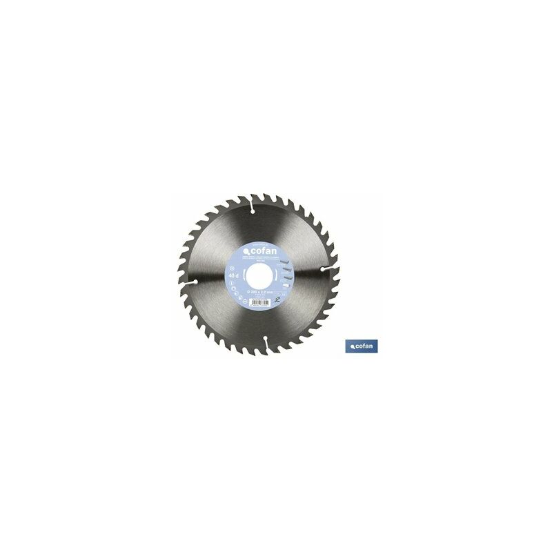 foto del prodotto cofan disco per troncatrice in legno 200 x 30 mm, 40 denti