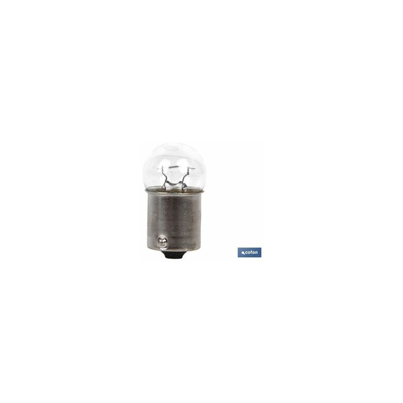 foto del prodotto cofan lampada spia r10w ba15s 24v