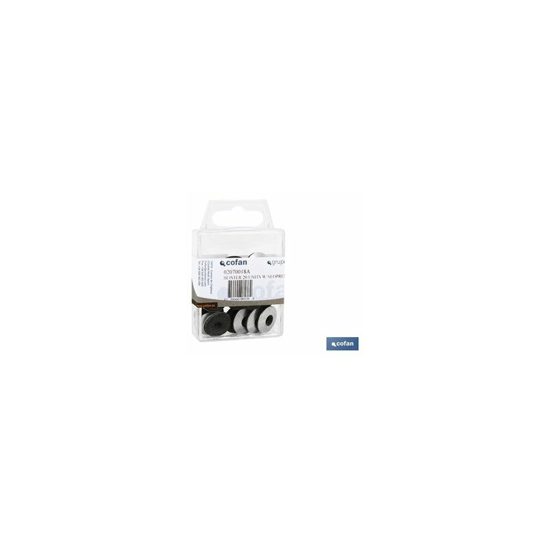 foto del prodotto cofan rondelle di tenuta in neoprene epdm blister 35 unit . 14 mm