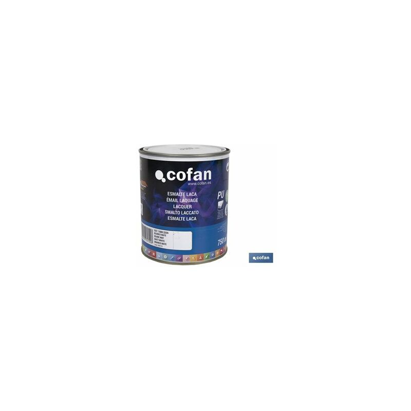 immagine 0 del prodotto cofan smalto lacca bianca all acqua 750 ml satinata