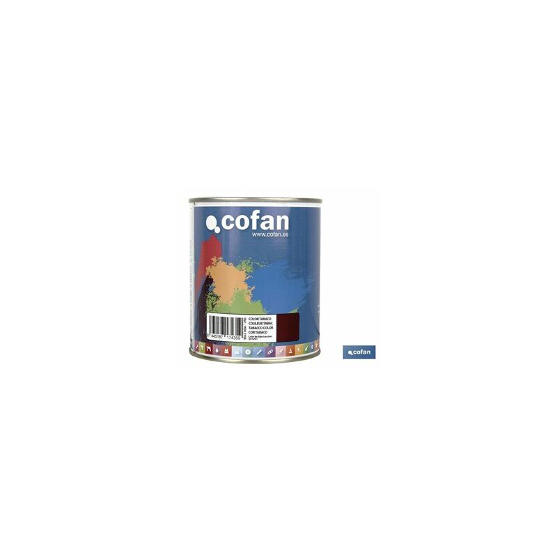 foto del prodotto cofan smalto sintetico 750 ml colore tabacco