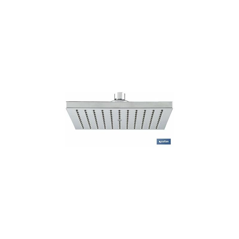 foto del prodotto cofan soffione doccia quadrato in ottone 20 cm