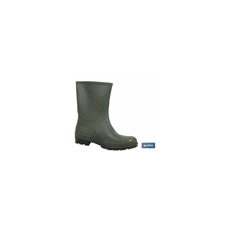 foto del prodotto cofan stivale mezzo tondo in pvc verde taglia 40