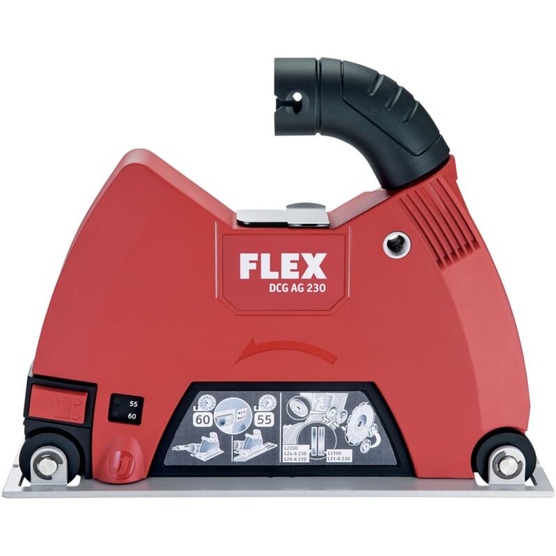 foto del prodotto cofano di aspirazione flessibile per smerigliatrici angolari grandi 230 mm dcg ag 230