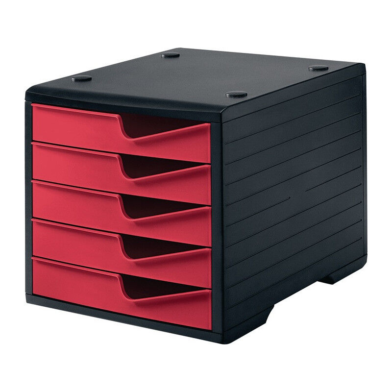 foto del prodotto coffre de rangement 5 tiroirs noir canneberge polystyr ne h255xl270xp340mm styro