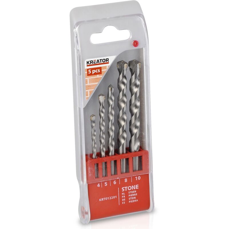 foto del prodotto coffret 5 punte da cemento kreatorcoffret 5 punte per calcestruzzo