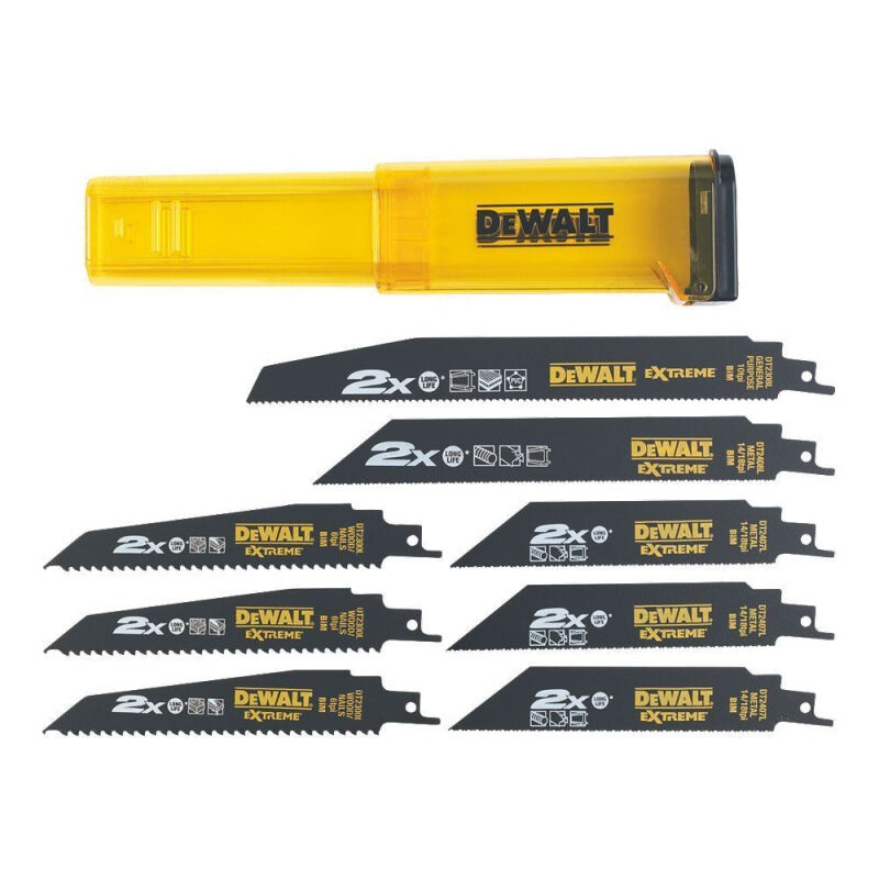 foto del prodotto coffret de 8 lames 2x long life dewalt dt2443l qz