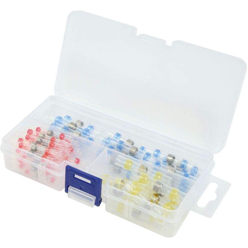 foto del prodotto coffret di connettori termosaldabili termoretraibili impermeabili 100 pezzi