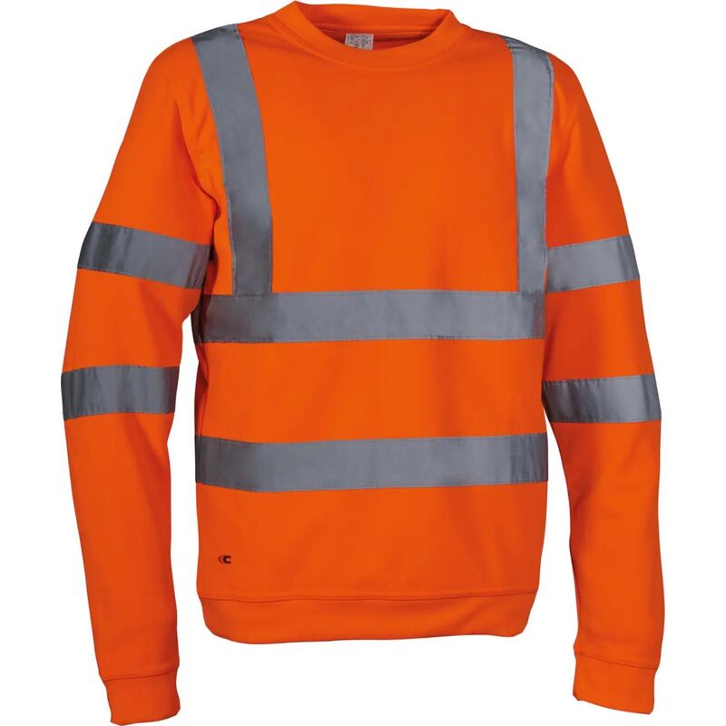 foto del prodotto cofra fmam felpa da lavoro mariqueta arancio m
