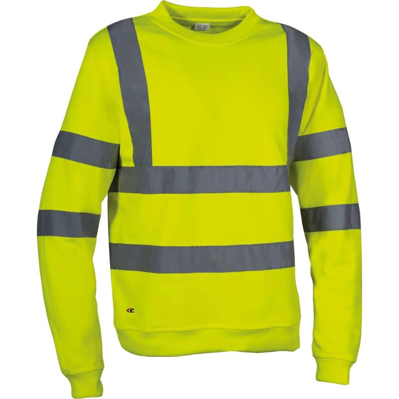 foto del prodotto cofra fmgm felpa da lavoro mariqueta giallo m