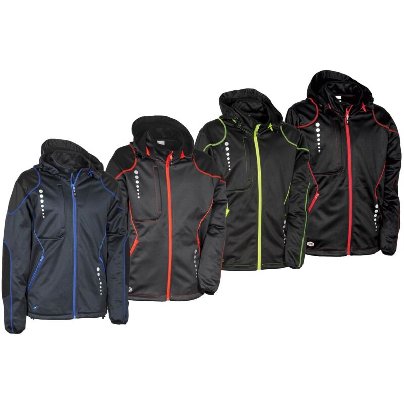 foto del prodotto cofra giacca da lavoro softshell jacuzia m nero verde