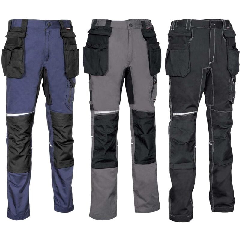 foto del prodotto cofra pantaloni da lavoro multitasche lemno 48 eu nero
