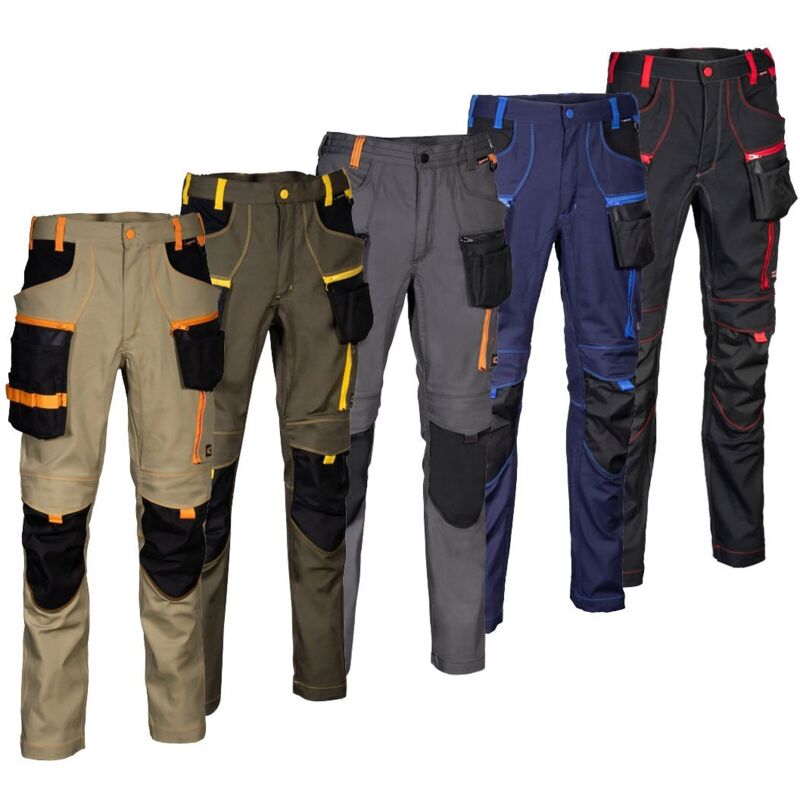 foto del prodotto cofra pantaloni da lavoro mureck slim 52 eu fango