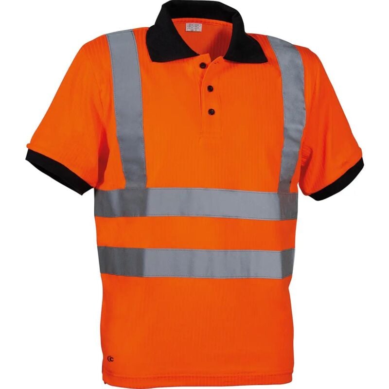 foto del prodotto cofra pslaxl polo da lavoro spotlight arancio xl