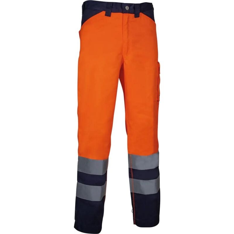 foto del prodotto cofra ptaxl pantalone lavoro twinkle arancio xl