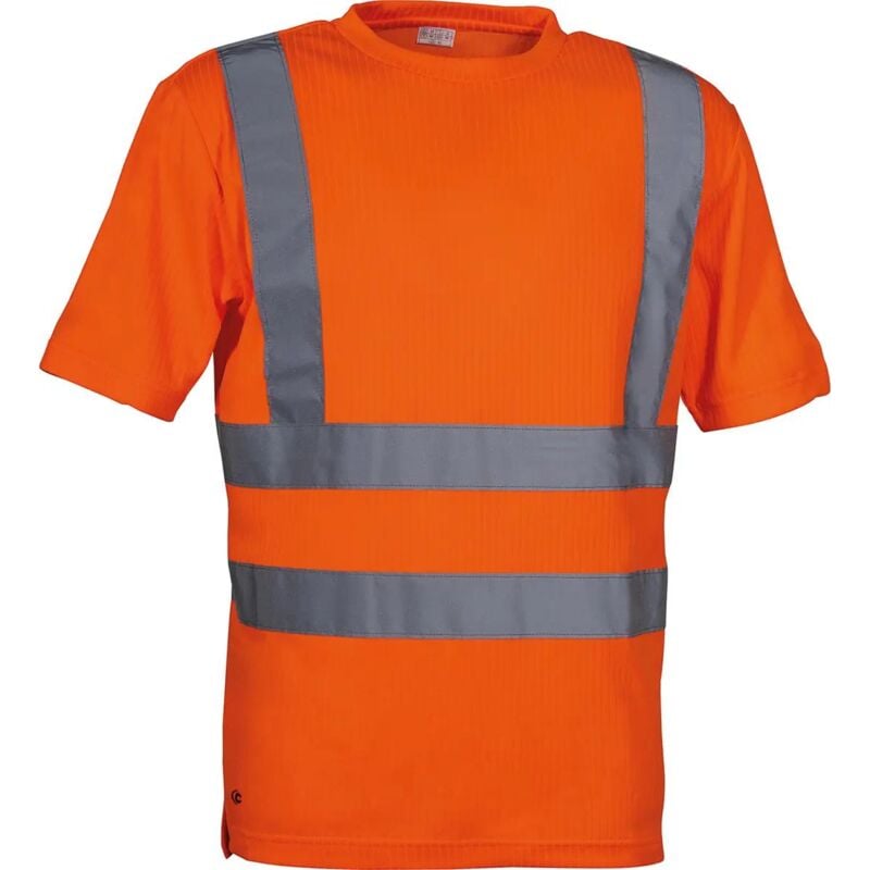 foto del prodotto cofra talam t shirt da lavoro hight visibility alert arancio xl