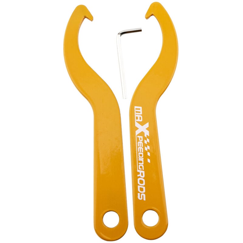 foto del prodotto coilovers adjust tool coil shock spring sleeve adjustment spanners golden