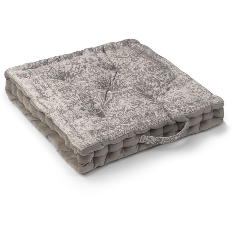 foto del prodotto coj n de suelo asiento varios colores interior redondo yoga meditaci n bianco 2, 50x50x8cm paco home