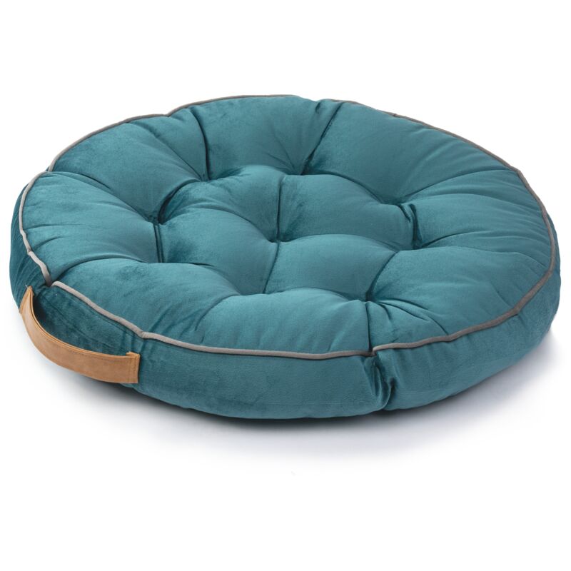 foto del prodotto coj n de suelo asiento varios colores interior redondo yoga meditaci n t rkis de , 58x58x6cm paco home
