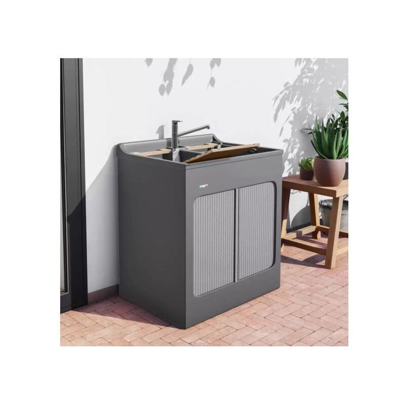 foto del prodotto colavene - lavapanni lavacril 80x60x87 grigio - 35080g