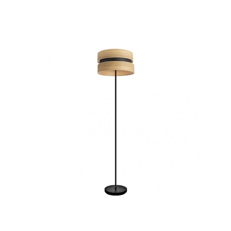 foto del prodotto colet 1xe27 nero legno chiaro 160x40x40 cm