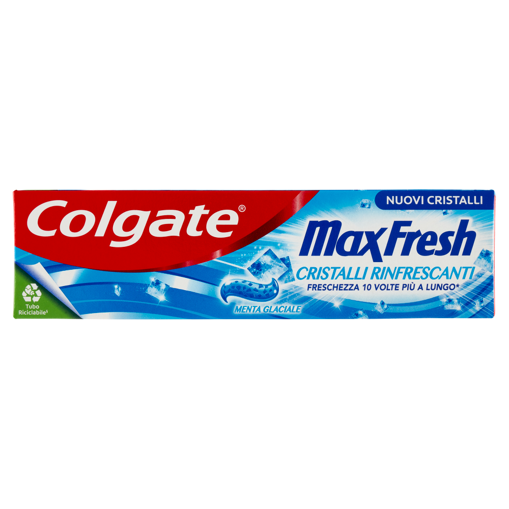 foto del prodotto colgate max fresh 6x75ml dentifricio rinfrescante, alito fresco protezione carie