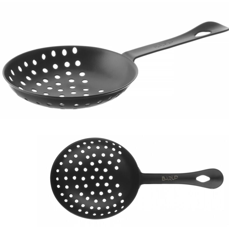 foto del prodotto colino da barista per filtrare drink e cocktail julep 160 x 76 mm - nero