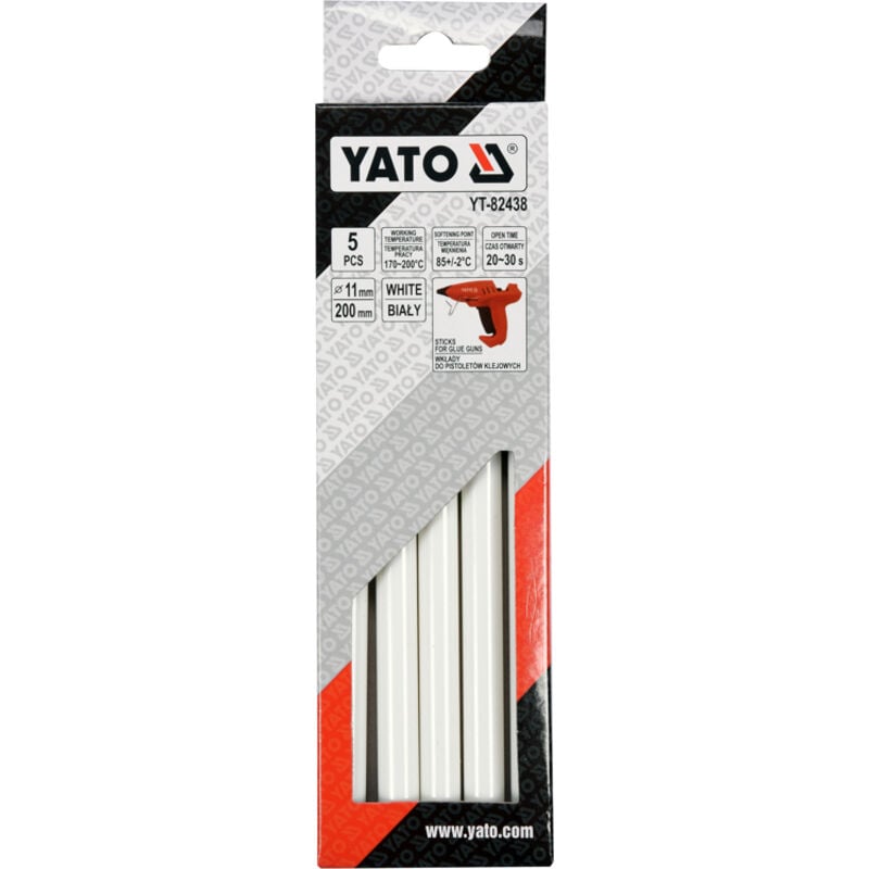 foto del prodotto colla a caldo 11,2x200mm 5pz bianca yt 82438