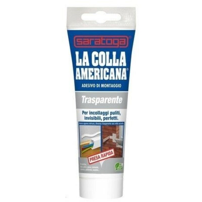 foto del prodotto colla americana saratoga 200 gr trasparente saratoga