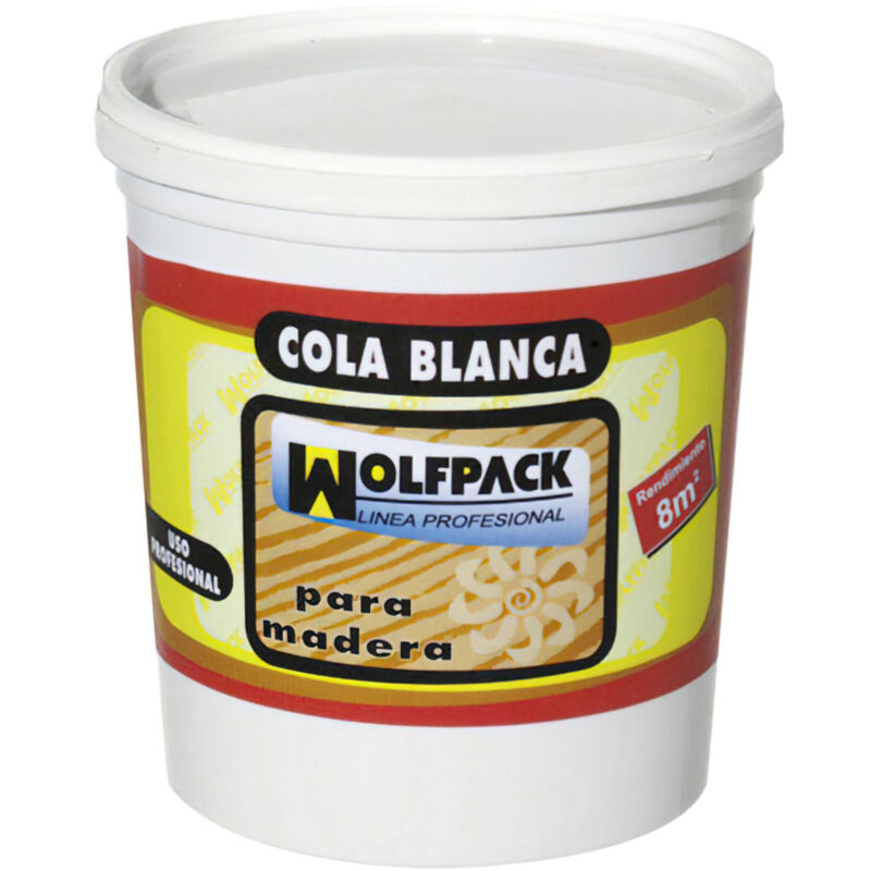 foto del prodotto colla bianca wolfpack 1000 grammi di tarrina