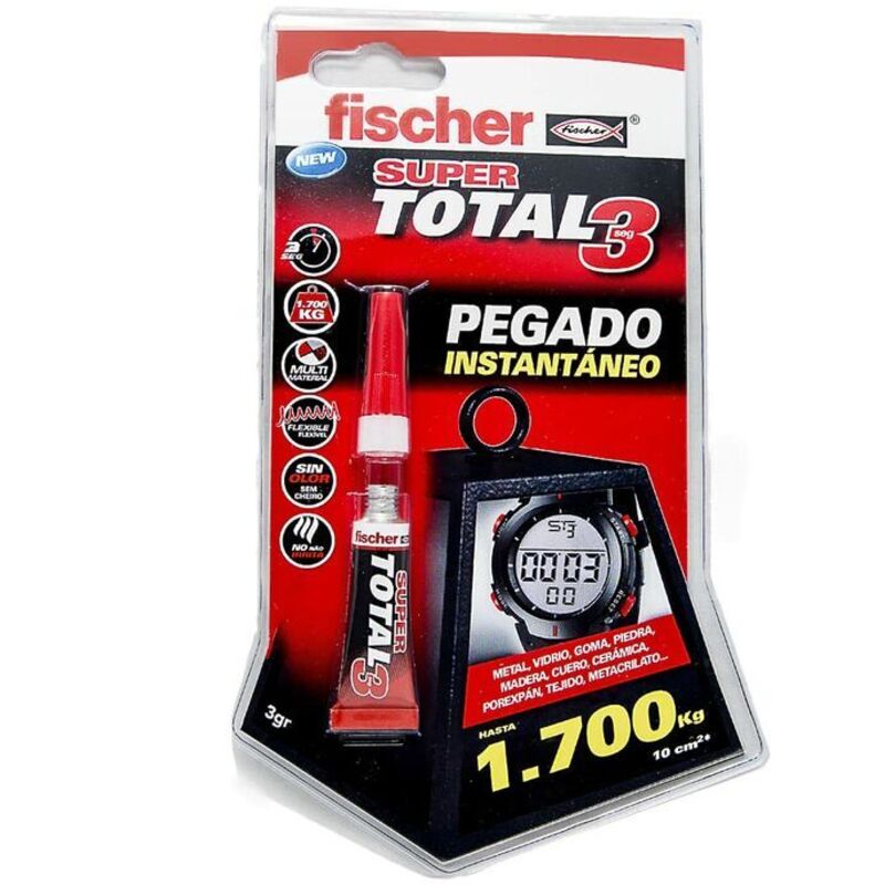 foto del prodotto colla fischer supertotal 3 20 g 3 g