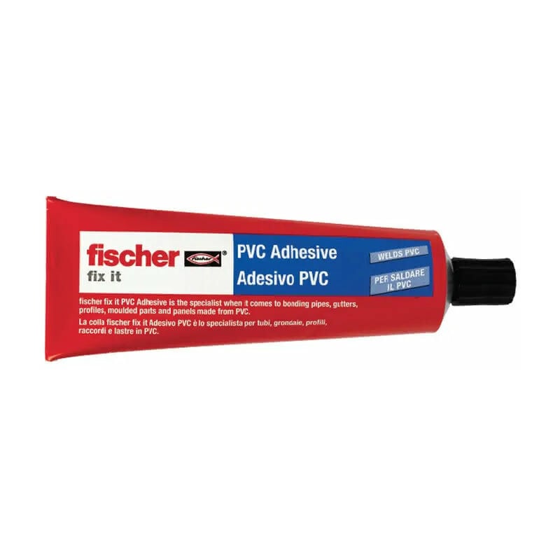 foto del prodotto colla in tubetto per tubi pvc da 125 gr fischer