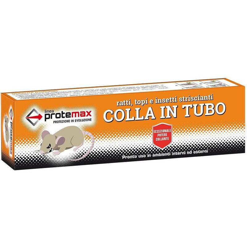 foto del prodotto colla in tubo protemax per topi, ratti e insetti striscianti 135g