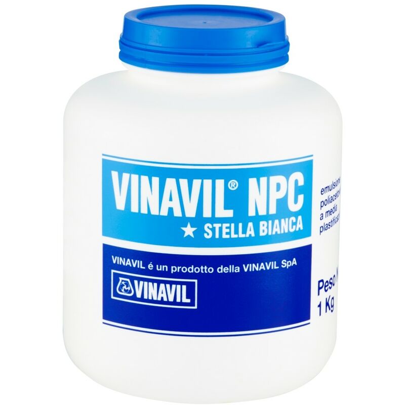 foto del prodotto colla npc stella bianca colla universale vinilica 1 kg uso legno artistico vinavil