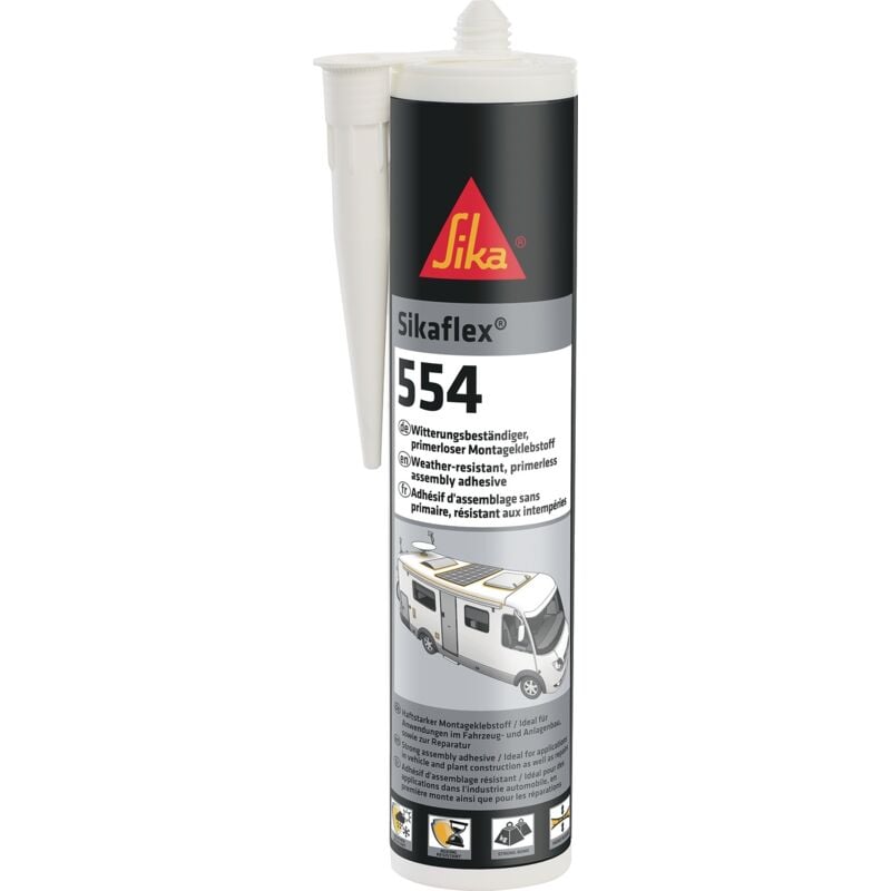 foto del prodotto colla per montaggio sikaflex -554 bianco 300ml