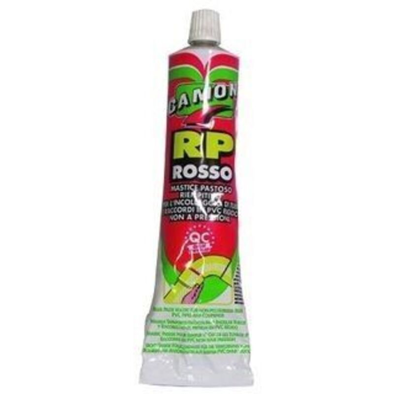 foto del prodotto colla per tubi raccordi in pvc gr 125 mastice adesivo collante rp rosso camon