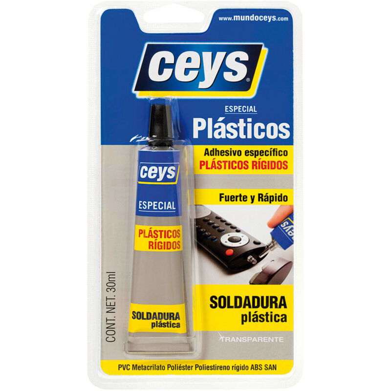 foto del prodotto colla speciale in plastica rigida 30ml ceys adesione elevata