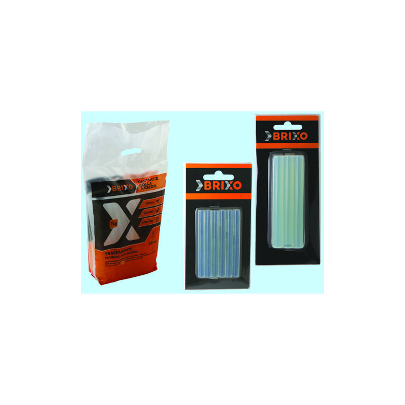 foto del prodotto colla stick brixo per termoincollanti trasparente kg 1