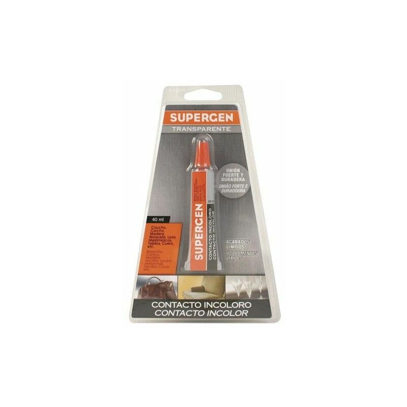 foto del prodotto colla supergen incolore 40 ml.