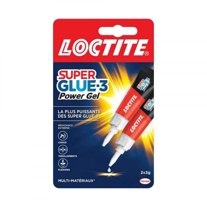 foto del prodotto colla superglue 3 power flex, 2x3g.