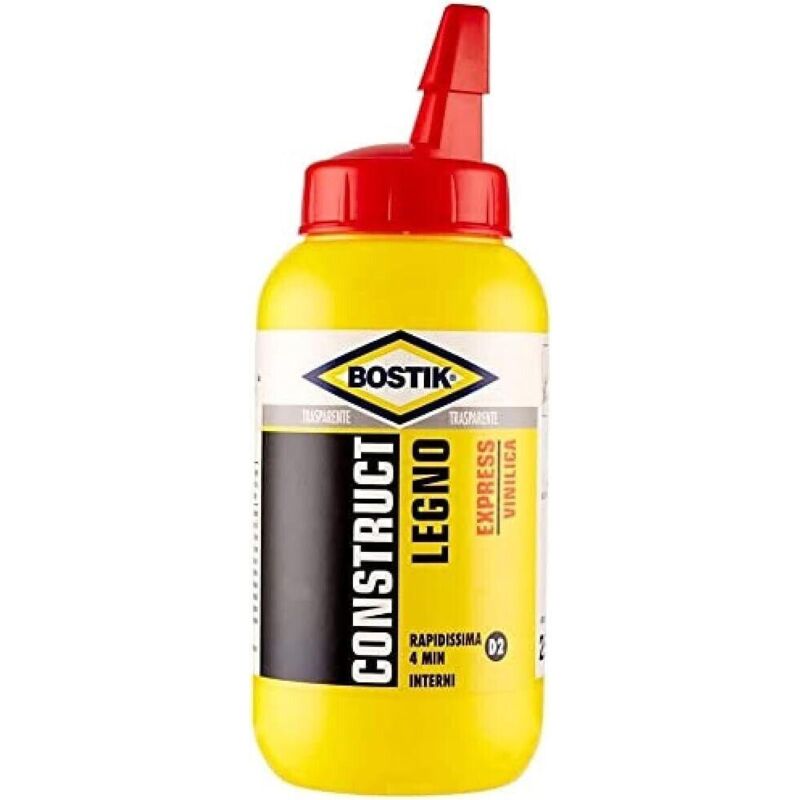 foto del prodotto colla vinilica bostik construct legno express verniciabile superforte da 250 ml