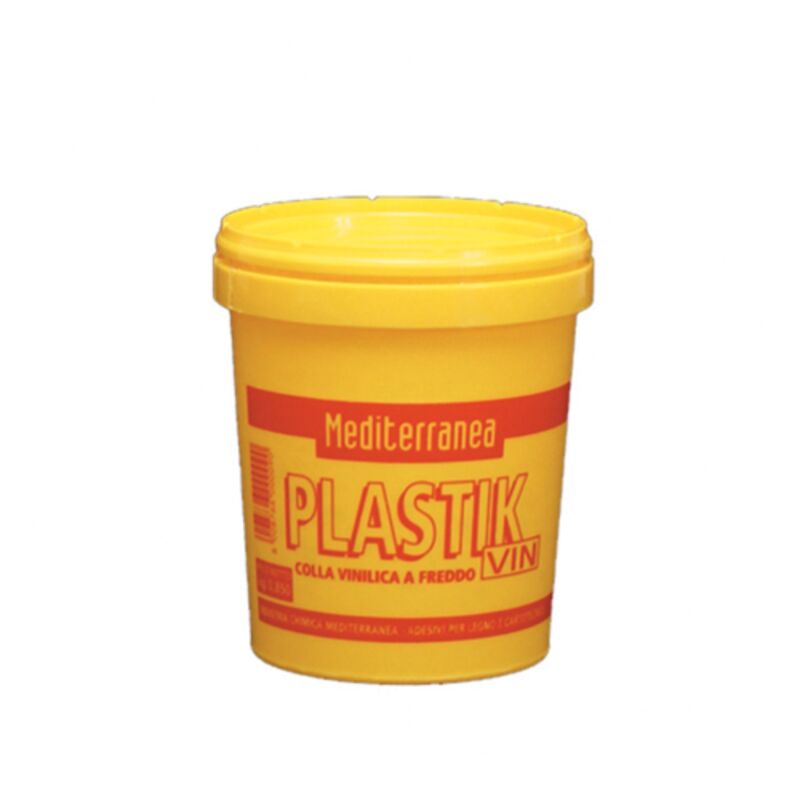 foto del prodotto colla vinilica plastik vin 4,8 kg collante per incollare carta legno sughero